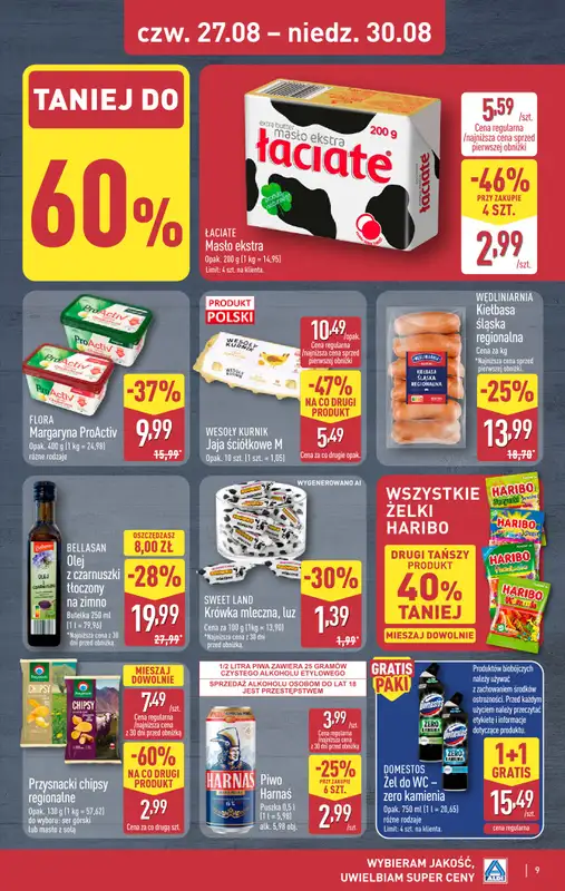 Aldi - gazetka promocyjna Weekend super cen w Aldi! od czwartku 27.08 do niedzieli 30.08 - strona 9