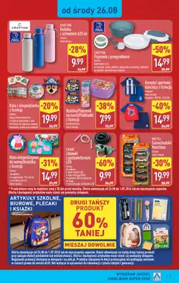 Aldi - gazetka promocyjna Wielka wyprzedaż w Aldi! od środy 26.08 do wtorku 01.09 - strona 3