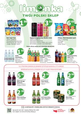 Limonka - gazetka promocyjna Plakaty promocyjne od czwartku 27.08 do niedzieli 06.09 - strona 2