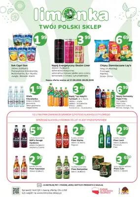 Limonka - gazetka promocyjna Plakaty promocyjne od czwartku 27.08 do niedzieli 06.09 - strona 2