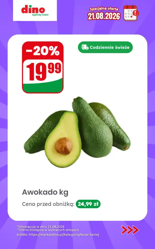 Dino - gazetka promocyjna Specjalna oferta na 21.08.2026 - promocje spoza gazetki od piątku 21.08 do piątku 21.08 - strona 11