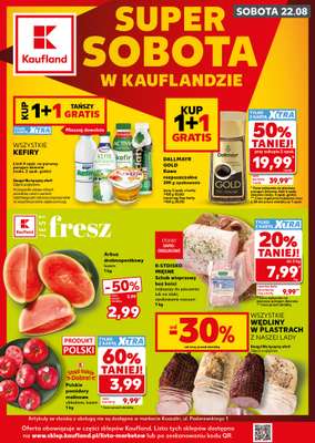 Kaufland - gazetka promocyjna Oferta Kaufland - SUPER SOBOTA od soboty 22.08 do soboty 22.08