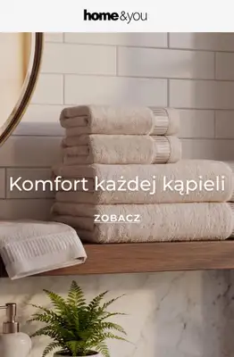home&you - gazetka promocyjna Komfort każdej kąpieli - ręczniki od soboty 22.08 do piątku 28.08
