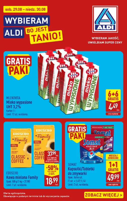Aldi - gazetka promocyjna Weekend super cen w Aldi!  
