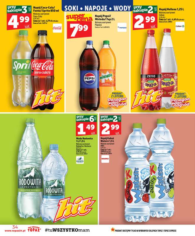TOPAZ - gazetka promocyjna Gazetka od czwartku 27.08 do środy 02.09 - strona 34