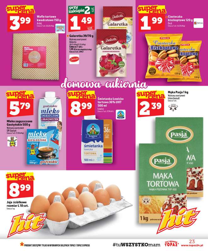 TOPAZ - gazetka promocyjna Gazetka od czwartku 27.08 do środy 02.09 - strona 23