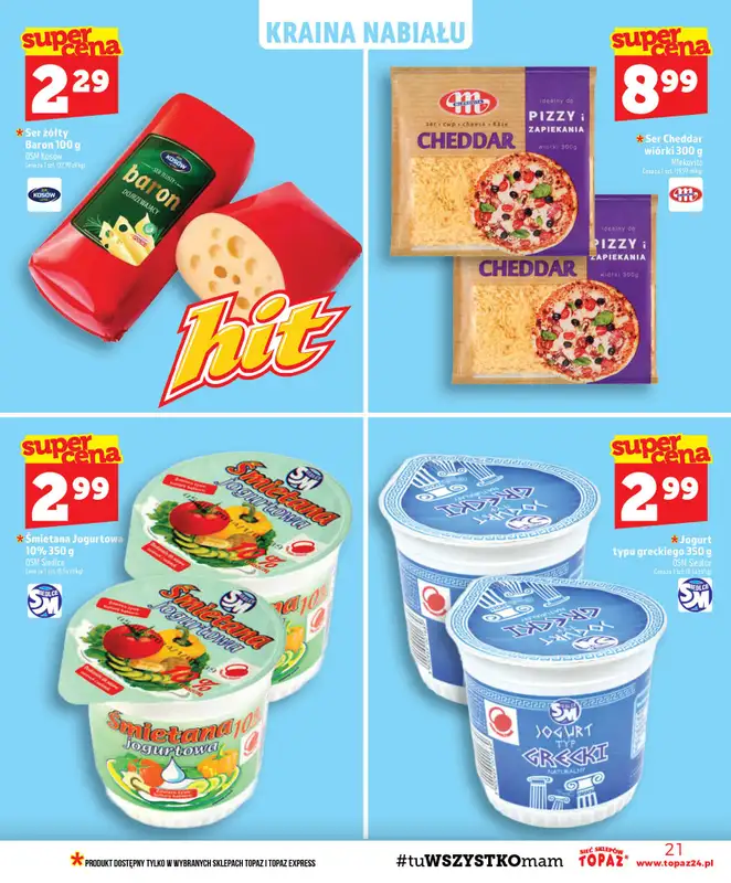 TOPAZ - gazetka promocyjna Gazetka od czwartku 27.08 do środy 02.09 - strona 21