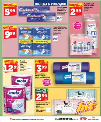 TOPAZ - gazetka promocyjna Gazetka od czwartku 27.08 do środy 02.09 - strona 39
