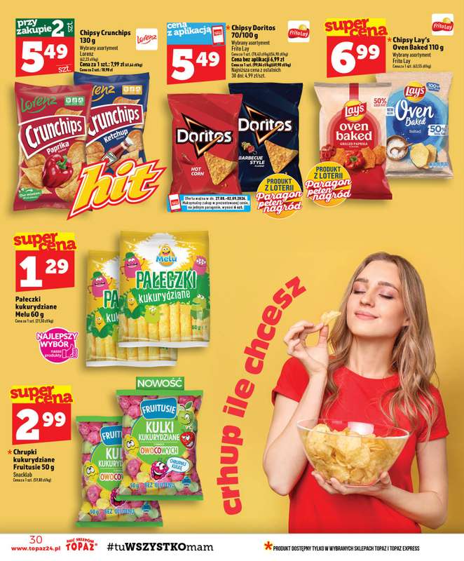 TOPAZ - gazetka promocyjna Gazetka od czwartku 27.08 do środy 02.09 - strona 30