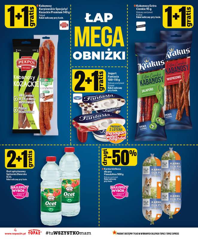 TOPAZ - gazetka promocyjna Gazetka od czwartku 27.08 do środy 02.09 - strona 4