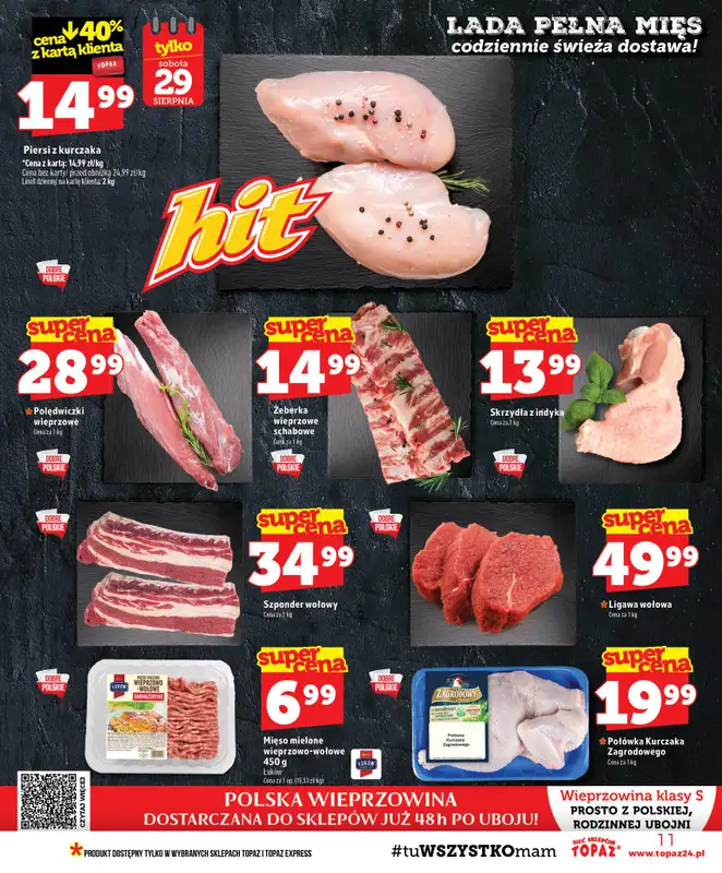 TOPAZ - gazetka promocyjna Gazetka od czwartku 27.08 do środy 02.09 - strona 11