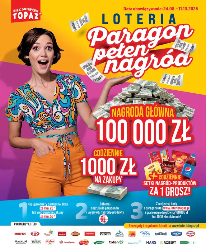 TOPAZ - gazetka promocyjna Gazetka od czwartku 27.08 do środy 02.09 - strona 3