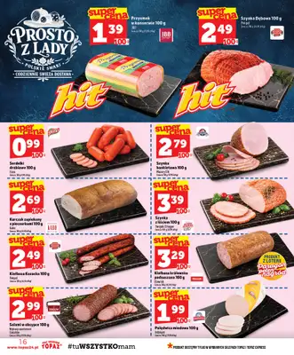 TOPAZ - gazetka promocyjna Gazetka od czwartku 27.08 do środy 02.09 - strona 16