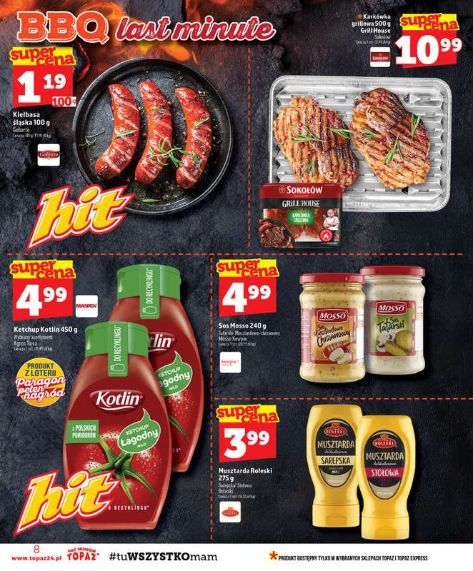 TOPAZ - gazetka promocyjna Gazetka od czwartku 27.08 do środy 02.09 - strona 8