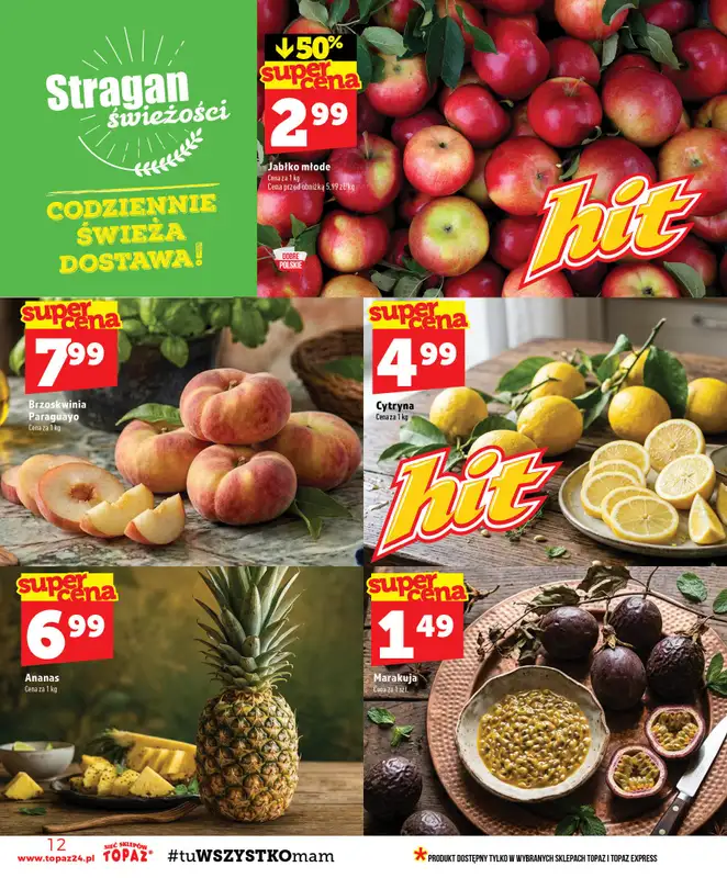 TOPAZ - gazetka promocyjna Gazetka od czwartku 27.08 do środy 02.09 - strona 12
