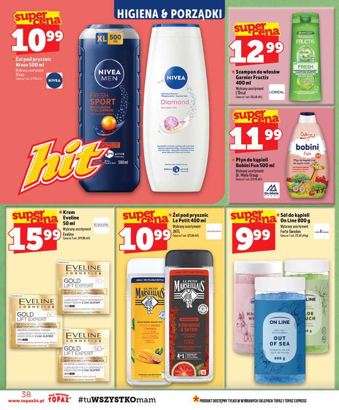 TOPAZ - gazetka promocyjna Gazetka od czwartku 27.08 do środy 02.09 - strona 38
