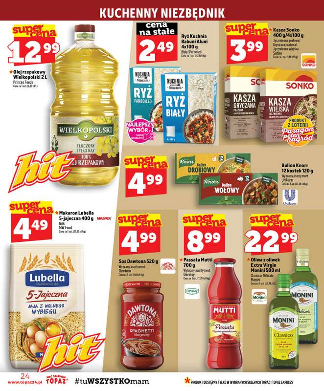TOPAZ - gazetka promocyjna Gazetka od czwartku 27.08 do środy 02.09 - strona 24