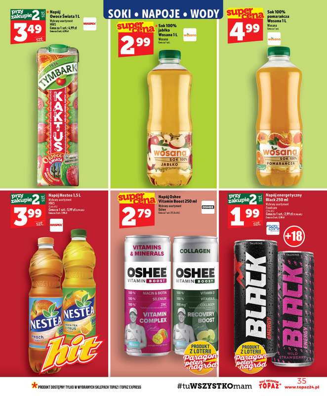 TOPAZ - gazetka promocyjna Gazetka od czwartku 27.08 do środy 02.09 - strona 35