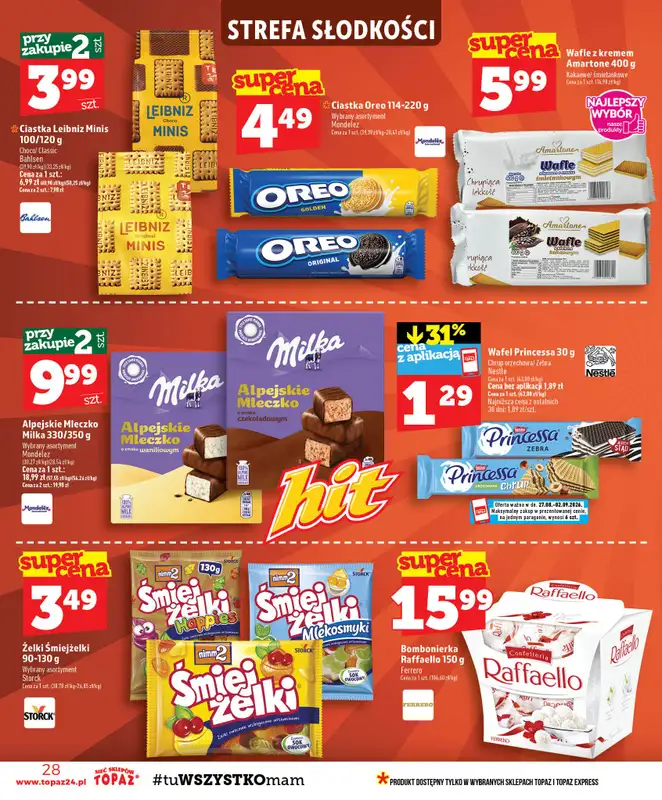 TOPAZ - gazetka promocyjna Gazetka od czwartku 27.08 do środy 02.09 - strona 28