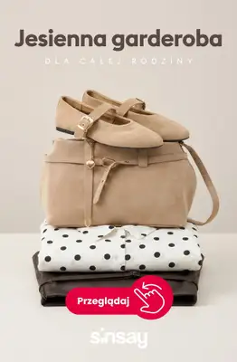 Sinsay - gazetka promocyjna Jesienna garderoba dla całej rodziny! od piątku 21.08 