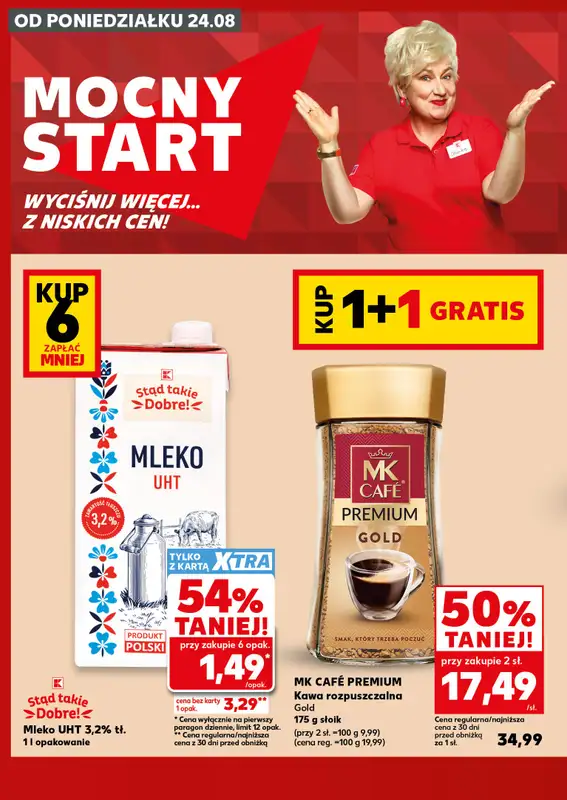 Kaufland - gazetka promocyjna Mocny Start od poniedziałku 24.08 do środy 26.08 - strona 4