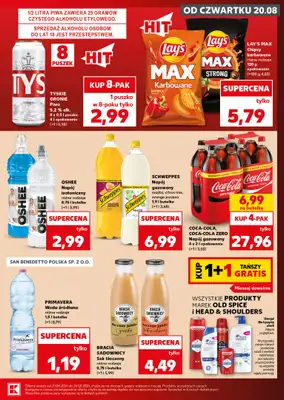 Kaufland - gazetka promocyjna Mocny Start od poniedziałku 24.08 do środy 26.08 - strona 9