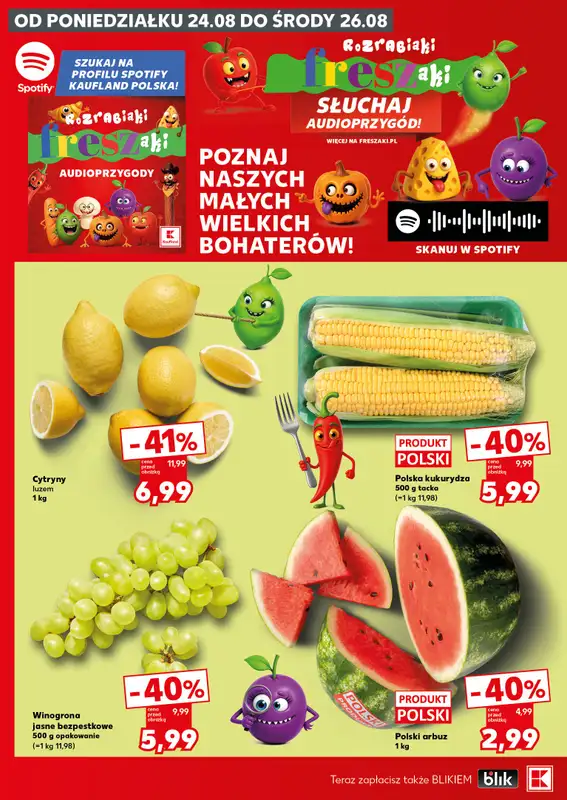 Kaufland - gazetka promocyjna Mocny Start od poniedziałku 24.08 do środy 26.08 - strona 2
