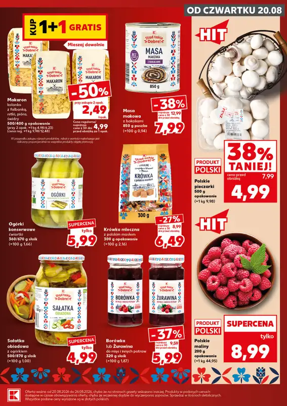 Kaufland - gazetka promocyjna Mocny Start od poniedziałku 24.08 do środy 26.08 - strona 13