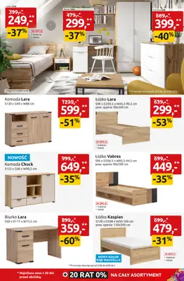 Black Red White - gazetka promocyjna WITAJ SZKOŁO! SETKI MEBLI I DODATKÓW do -55% od poniedziałku 24.08 do niedzieli 06.09 - strona 7