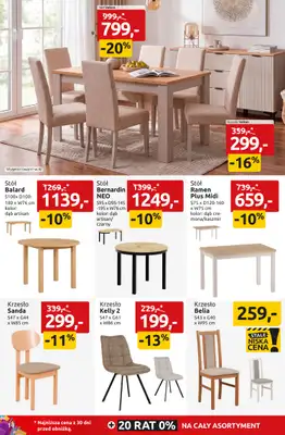 Black Red White - gazetka promocyjna WITAJ SZKOŁO! SETKI MEBLI I DODATKÓW do -55% od poniedziałku 24.08 do niedzieli 06.09 - strona 14