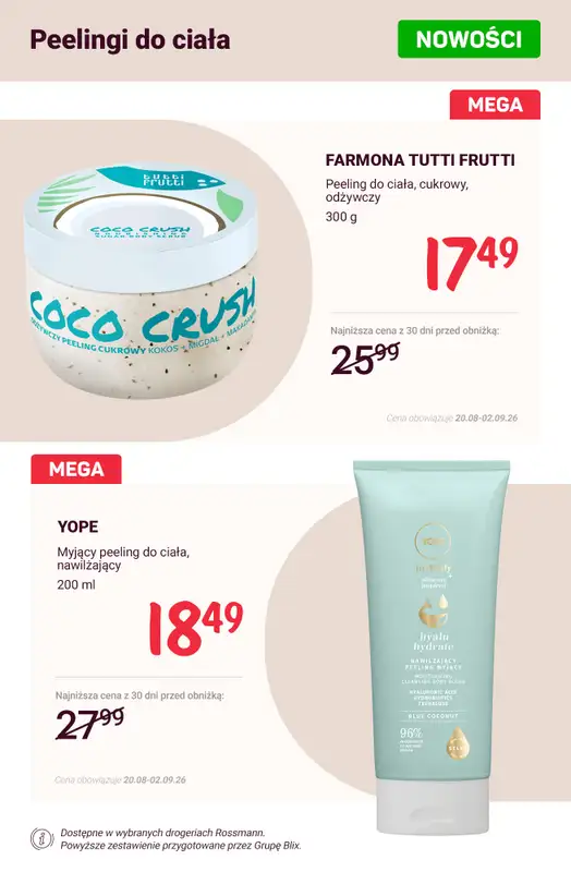 Rossmann - gazetka promocyjna Nowości na promocji! od soboty 22.08 do środy 26.08 - strona 5