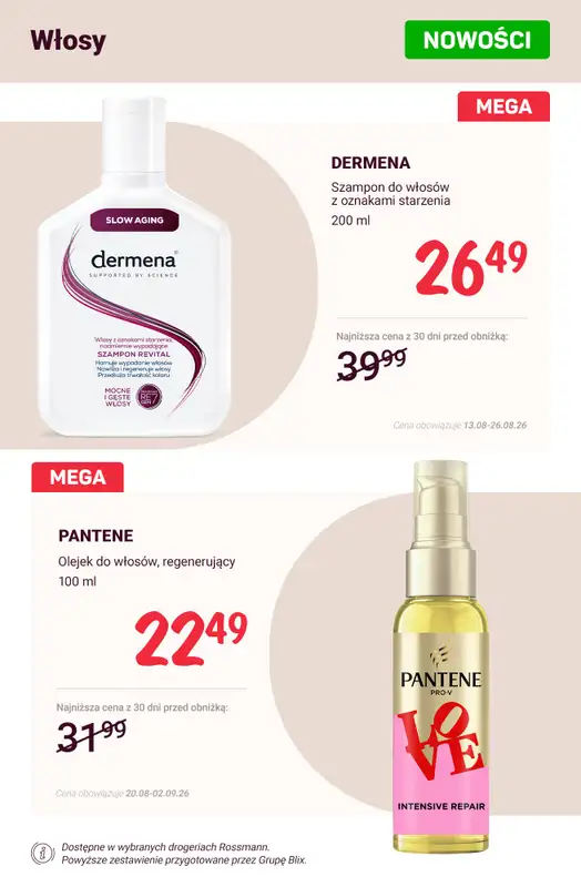 Rossmann - gazetka promocyjna Nowości na promocji! od soboty 22.08 do środy 26.08 - strona 10