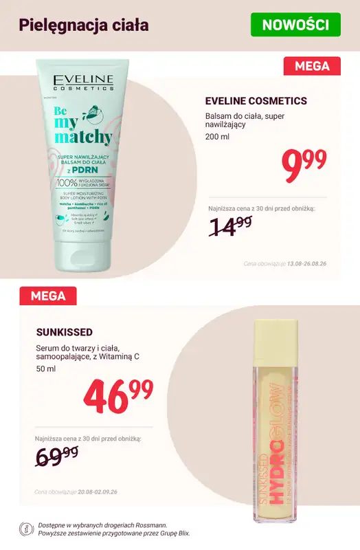 Rossmann - gazetka promocyjna Nowości na promocji! od soboty 22.08 do środy 26.08 - strona 4