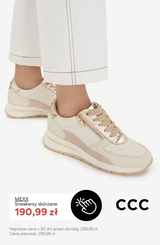 CCC - gazetka promocyjna SALE - damskie sneakersy od soboty 22.08 do poniedziałku 31.08 - strona 6