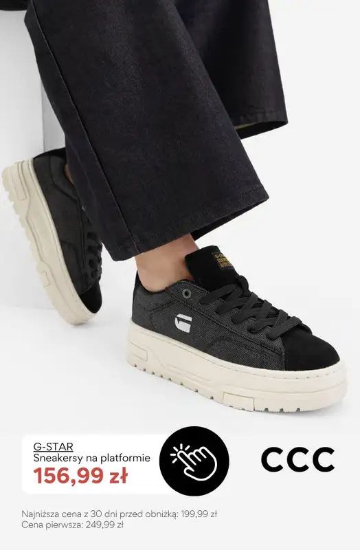 CCC - gazetka promocyjna SALE - damskie sneakersy od soboty 22.08 do poniedziałku 31.08 - strona 3