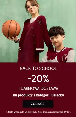bonprix - gazetka promocyjna 20% rabatu na kategorię DZIECKO + darmowa dostawa! od piątku 21.08 do poniedziałku 24.08
