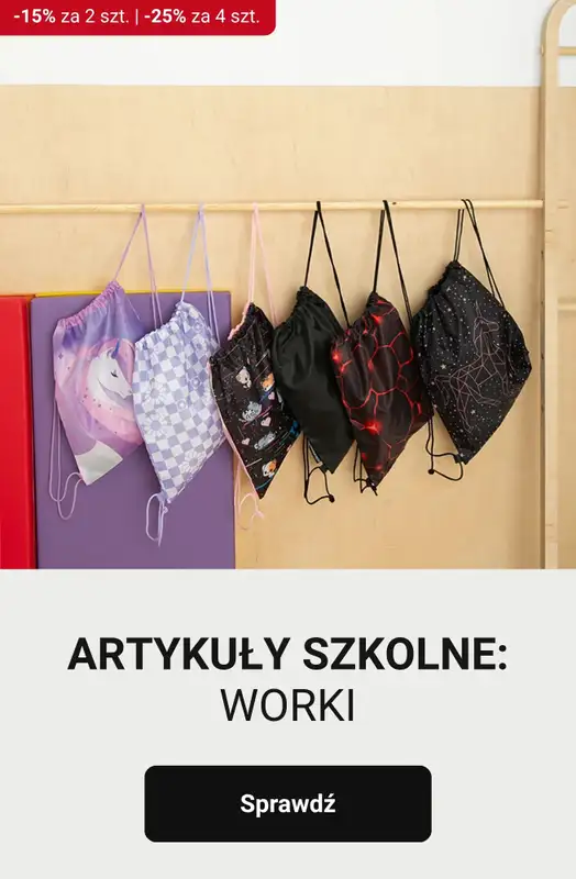 Smyk - gazetka promocyjna Szkolny rabat! -15% przy 2 szt. | -25% przy 4 szt. od piątku 21.08 do wtorku 25.08 - strona 3