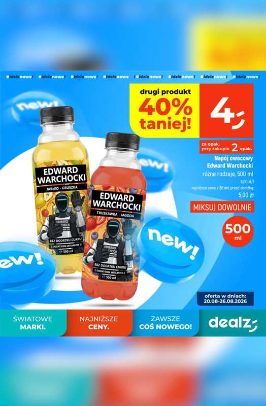 Dealz - gazetka promocyjna Odkryj nowości! od poniedziałku 24.08 do środy 26.08 - strona 6