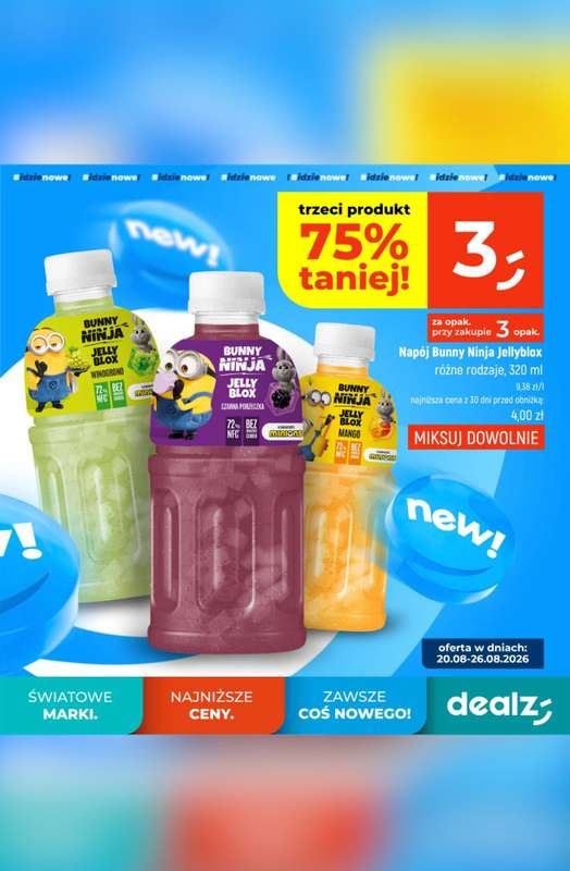 Dealz - gazetka promocyjna Odkryj nowości! od poniedziałku 24.08 do środy 26.08 - strona 3