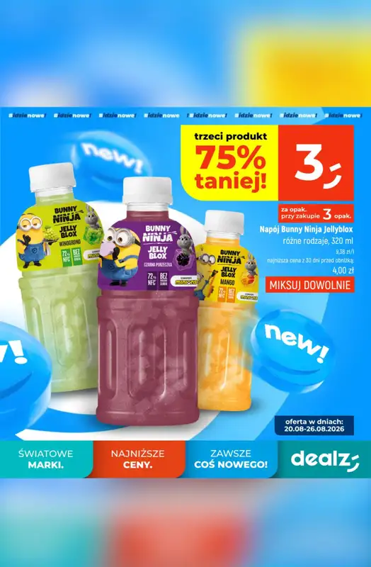 Dealz - gazetka promocyjna Odkryj nowości! od poniedziałku 24.08 do środy 26.08 - strona 3