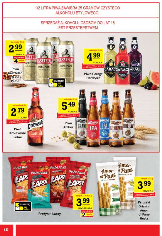 Gram Market - gazetka promocyjna Gazetka od środy 26.08 do wtorku 01.09 - strona 13