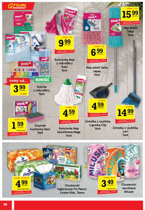 Gram Market - gazetka promocyjna Gazetka od środy 26.08 do wtorku 01.09 - strona 15