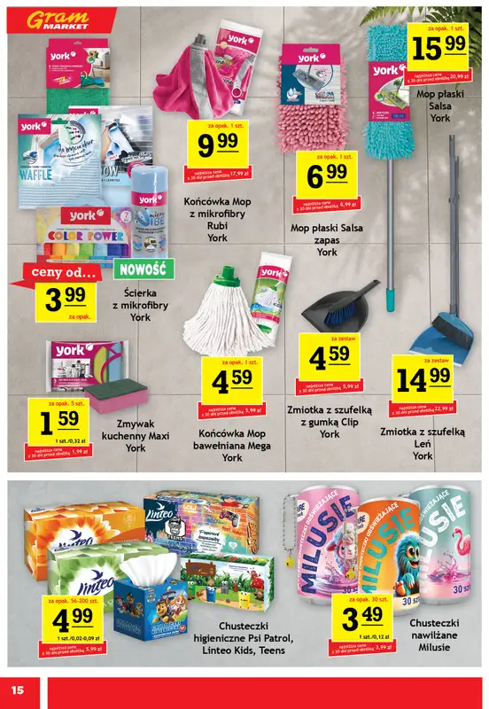 Gram Market - gazetka promocyjna Gazetka od środy 26.08 do wtorku 01.09 - strona 15