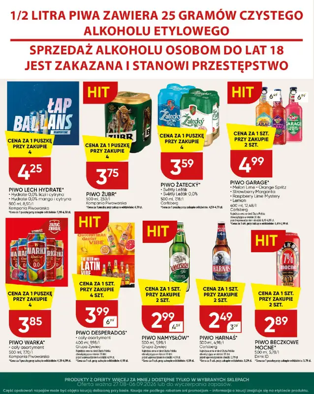 Chata Polska - gazetka promocyjna Więcej za mniej! 27.08-06.09  do niedzieli 06.09 - strona 4