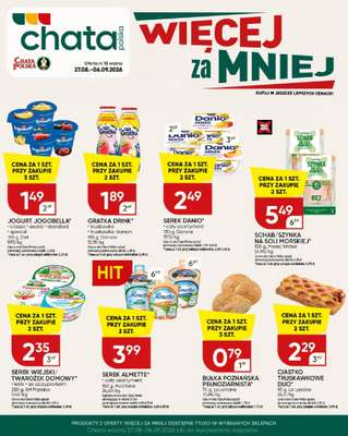 Chata Polska - gazetka promocyjna Więcej za mniej! 27.08-06.09  do niedzieli 06.09