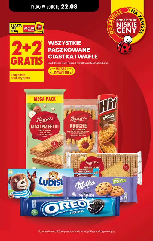 Biedronka - gazetka promocyjna Najtańsza sobota od soboty 22.08 do soboty 22.08 - strona 4