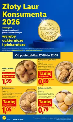 Lidl - gazetka promocyjna Oferta od czwartku od czwartku 20.08 do soboty 22.08 - strona 62