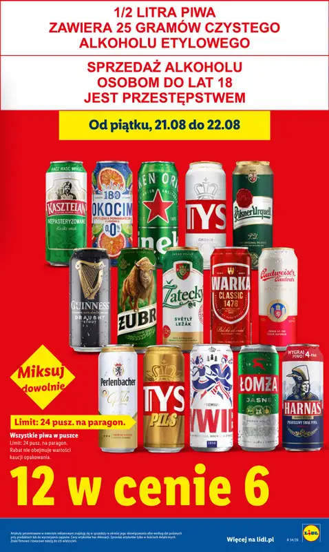 Lidl - gazetka promocyjna Oferta od czwartku od czwartku 20.08 do soboty 22.08 - strona 13