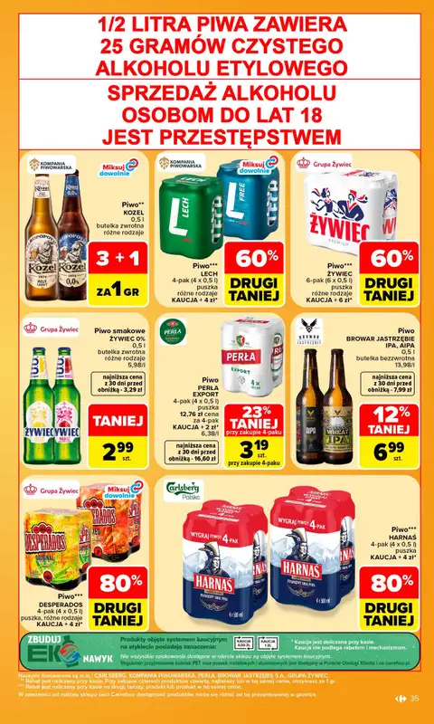 Carrefour - gazetka promocyjna Gazetka Carrefour od poniedziałku od poniedziałku 24.08 do niedzieli 30.08 - strona 37