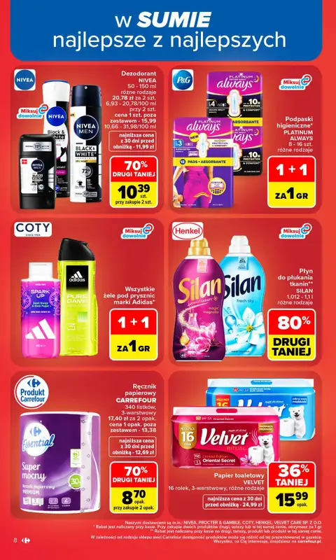 Carrefour - gazetka promocyjna Gazetka Carrefour od poniedziałku od poniedziałku 24.08 do niedzieli 30.08 - strona 10